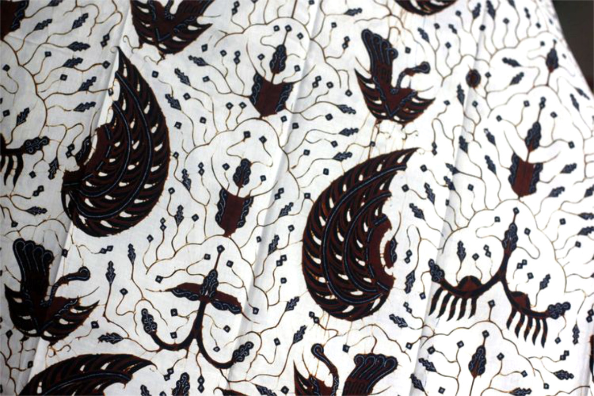 Foto: Salah satu contoh motif batik Sido Asih (Kompas.com/Wisnubrata)