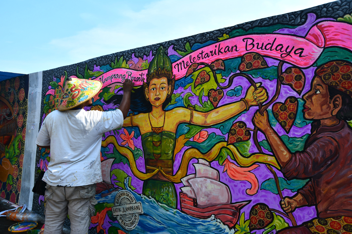 Perkembangan Seni Mural di Indonesia, Karya Seni dengan Pesan Moral