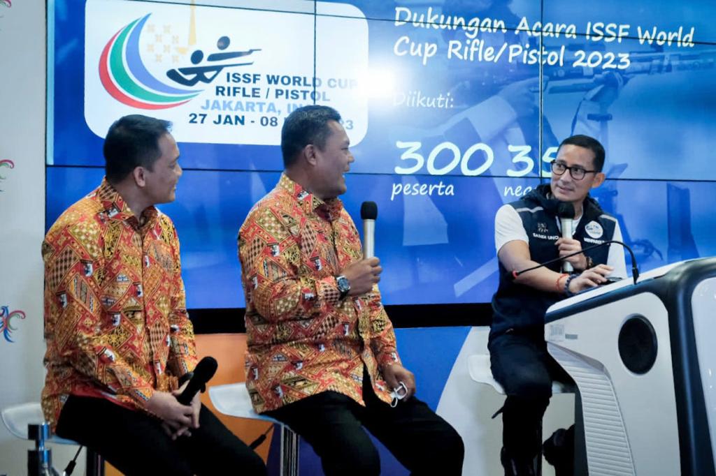 Kemenparekraf Dukung Event Olahraga ISSF World Cup 2023 Digelar di Jakarta 3