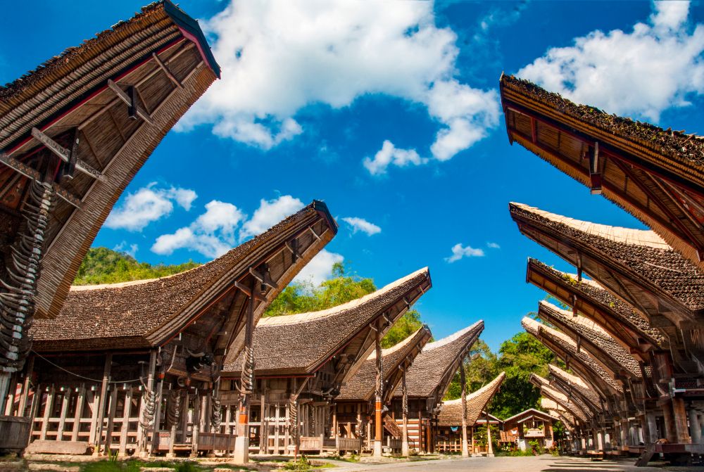 Lanskap Desa Kete Kesu, Toraja. (Foto: Shutterstock/Januar.rahim)