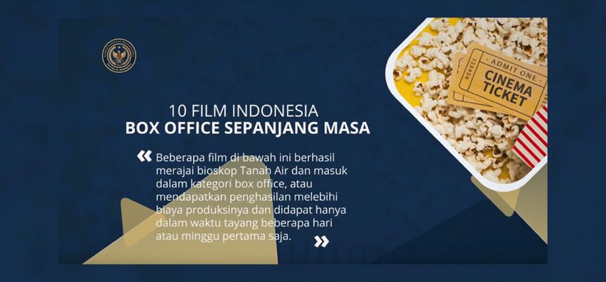 Motion Grafik: 10 Film Indonesia: Box Office Sepanjang Masa
