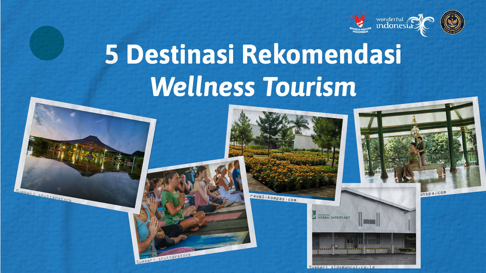 INFOGRAFIK: 5 Destinasi Rekomendasi Wellness Tourism