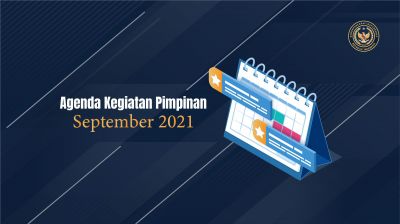 Agenda Kegiatan Pimpinan Bulan September 2021