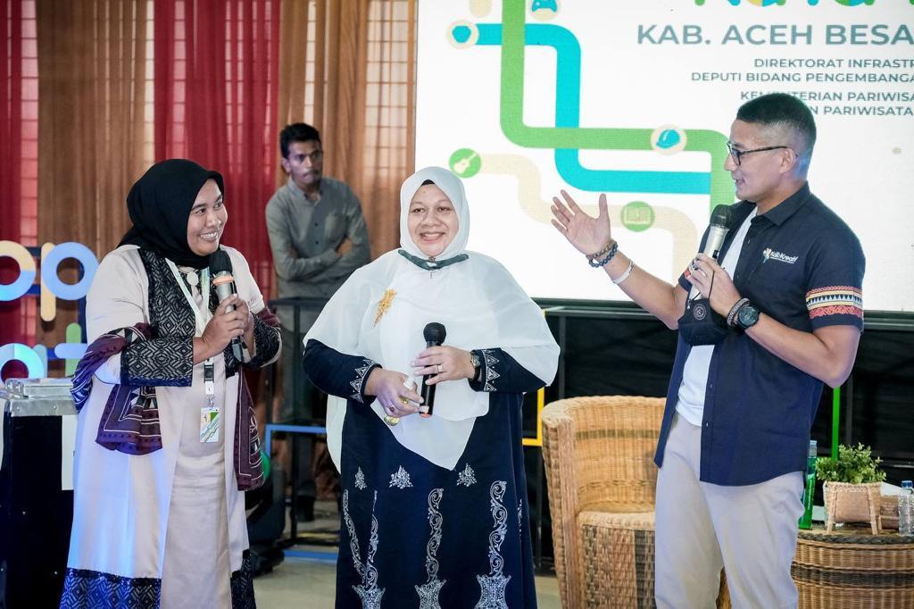 Siaran Pers : Menparekraf Dorong Pelaku Ekraf Aceh Besar Maksimalkan Strategi Pemasaran Digital Ciptakan Peluang Usaha