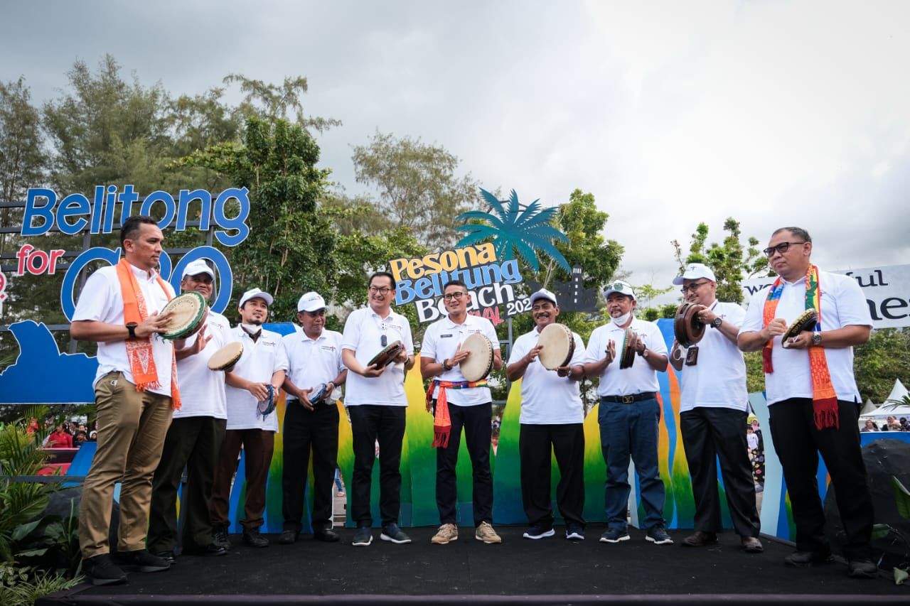 Siaran Pers: Menparekraf Apresiasi ‘Pesona Belitung Beach Festival 2022’ Geliatkan Ekonomi Daerah
