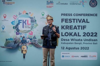 Siaran Pers: Kemenparekraf Dukung "Festival Kreatif Lokal" Kembangkan Desa Wisata Tanah Air