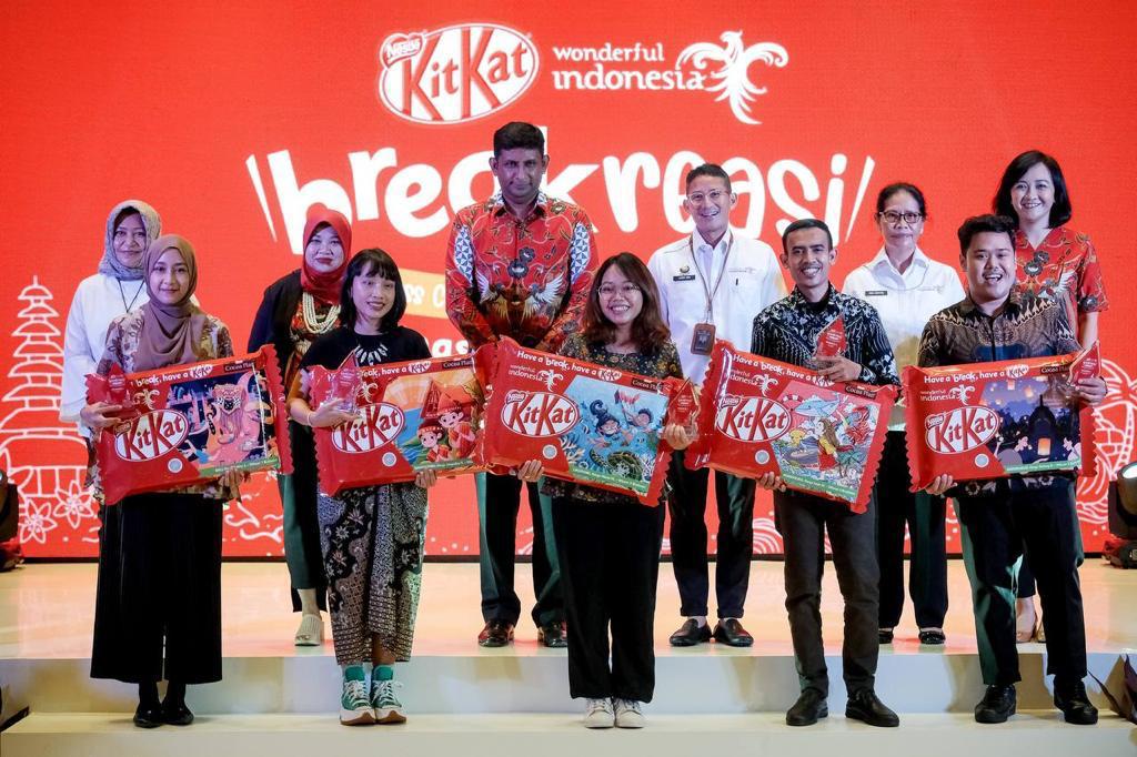 Siaran Pers : Menparekraf Umumkan Lima Pemenang Kompetisi “KitKat Brekreasi Design Challenge 2022