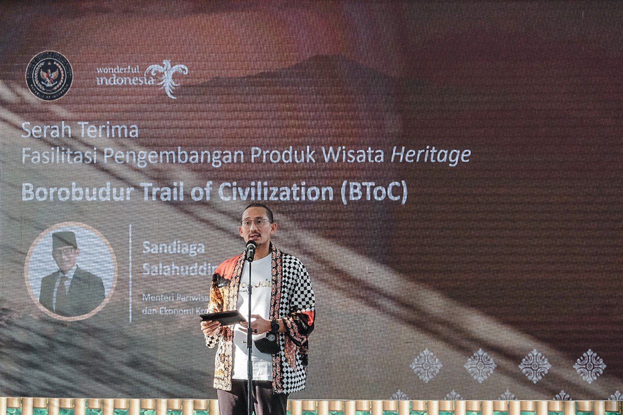 Siaran Pers : Menparekraf: Pola Perjalanan BToC Tingkatkan Pengalaman Wisatawan ke Candi Borobudur
