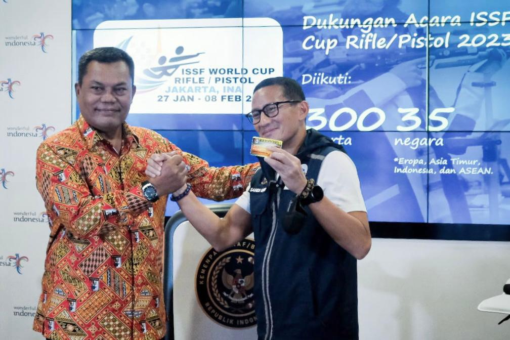 Siaran Pers: Kemenparekraf Dukung Event Olahraga ISSF World Cup 2023 Digelar di Jakarta