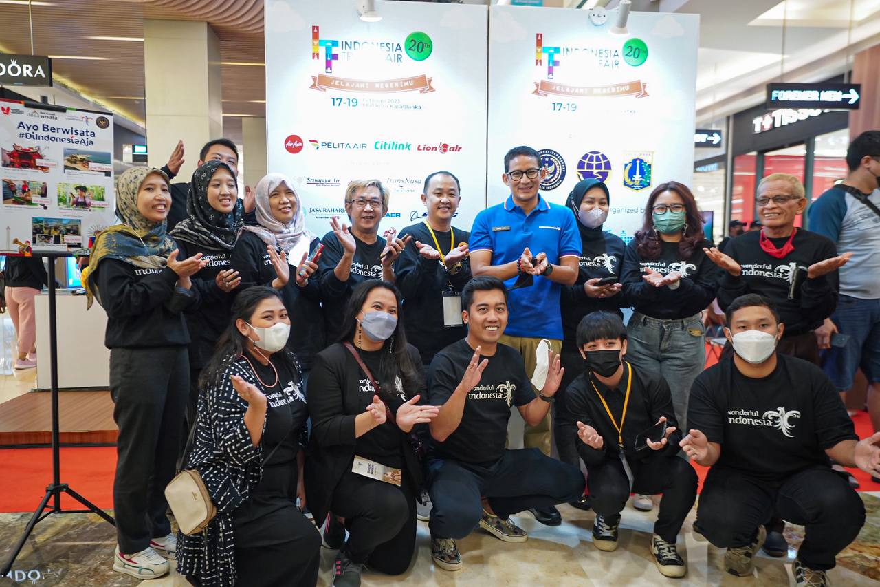 Siaran Pers: Menparekraf Sebut 20th Indonesian Travel Fair Jadi Upaya Bangkitkan Ekonomi