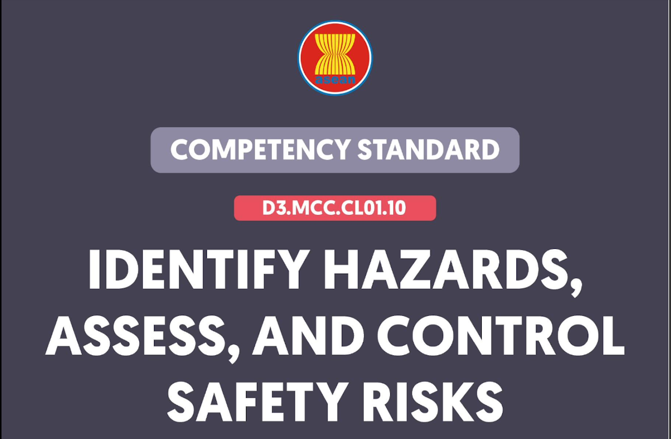 IDENTIFY HAZARD, ASSESS AND CONTROL SAFETY RISKS