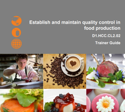 Establish and maintain quality control in food production