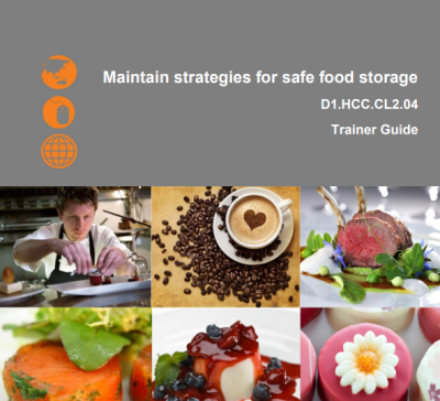 Maintain strategies for safe food storage