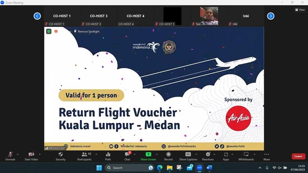 SIARAN PERS : Kemenparekraf Bahas Peluang Potensi Wisata Indonesia dengan TA/TO asal Malaysia