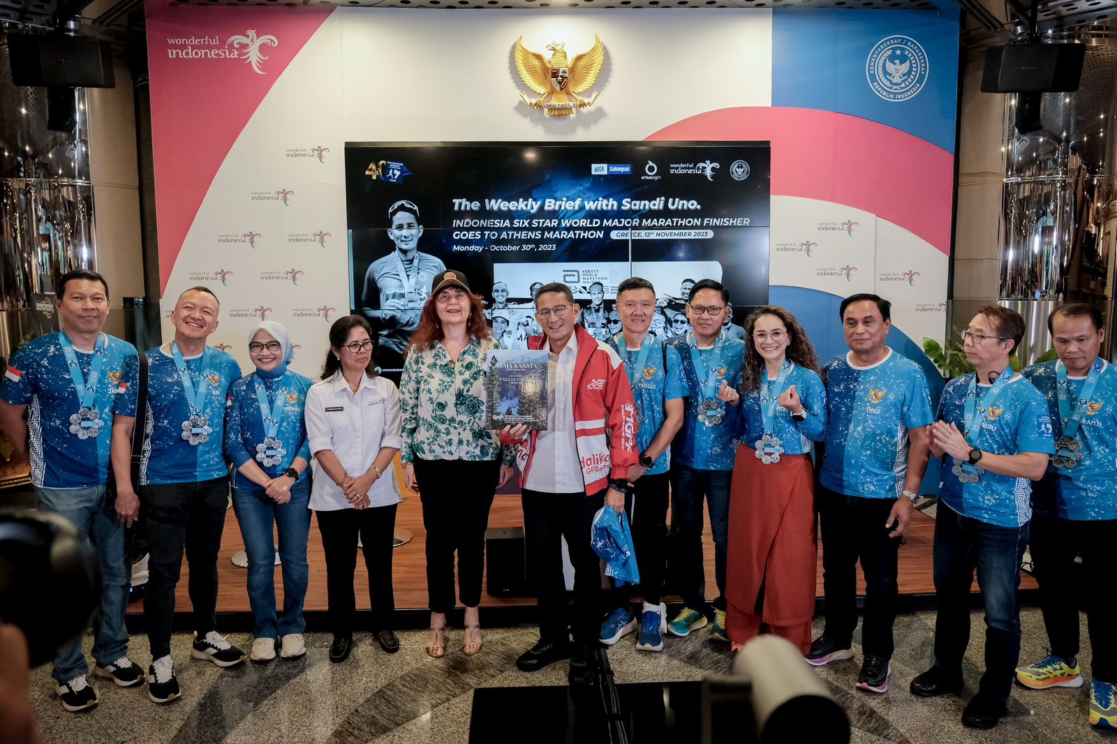 Siaran Pers: Menparekraf Dukung Partisipasi Pelari Indonesia di "2023 Athens Marathon"
