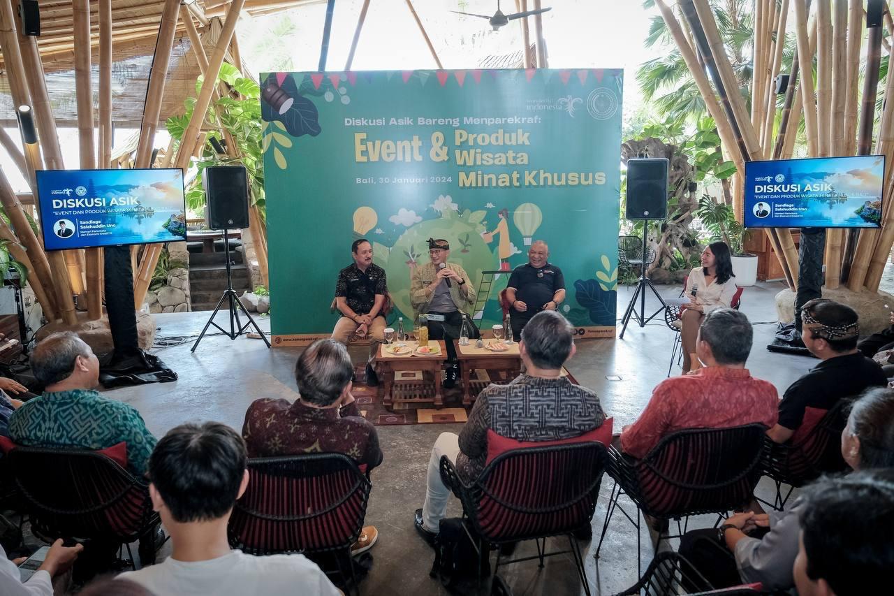 Siaran Pers: Menparekraf: Pelaksanaan Event Berperan Penting Pulihkan Ekonomi Bali