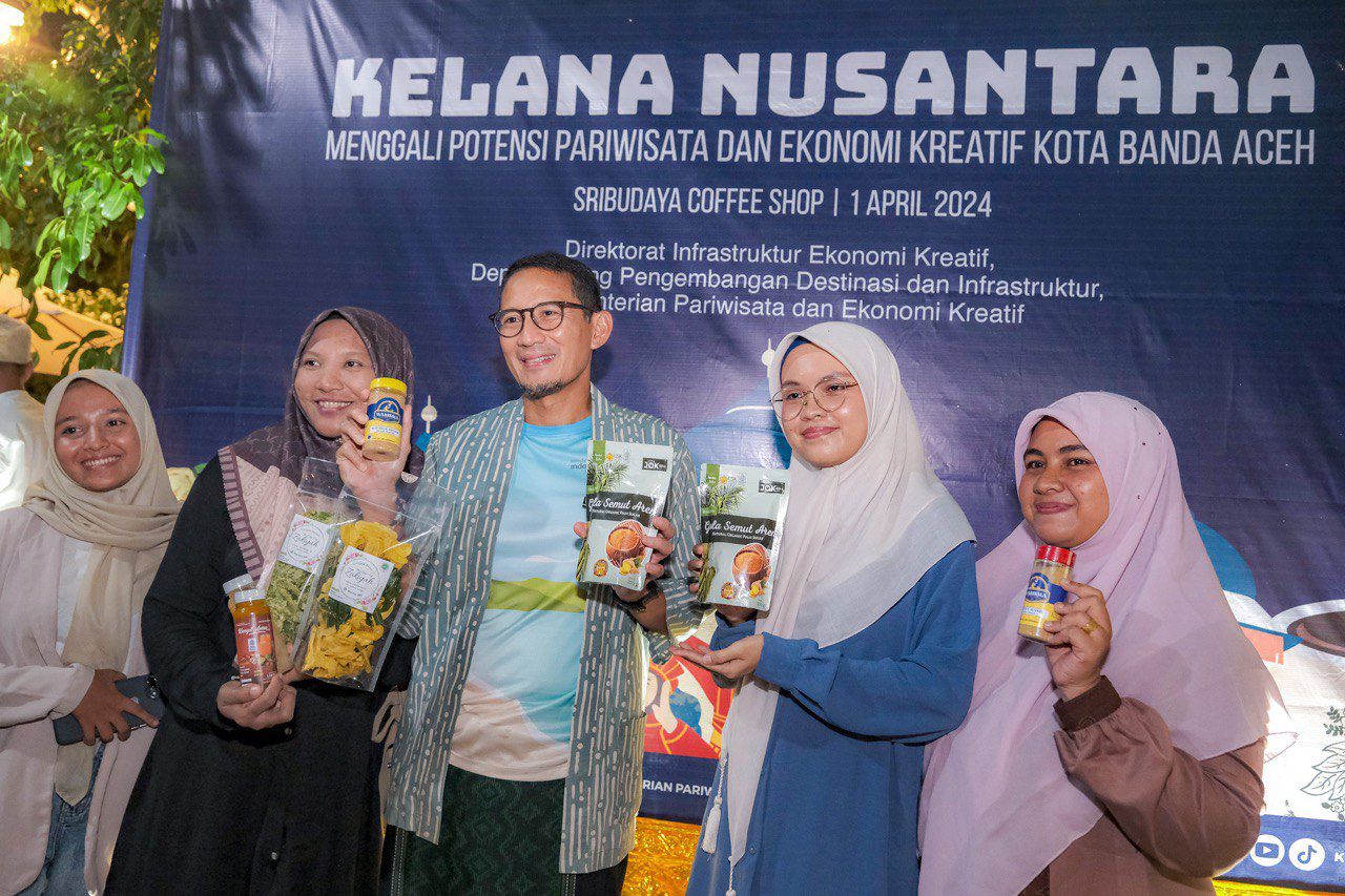 Siaran Pers: Menparekraf Ajak Pelaku Ekraf Aceh Perkuat Ekosistem Kreatif lewat "Kelana Nusantara"