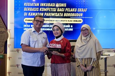 Siaran Pers: Kemenparekraf Dukung Inkubasi Bisnis Berbasis Kompetisi bagi Pelaku Ekraf di Kawasan Pariwisata Borobudur
